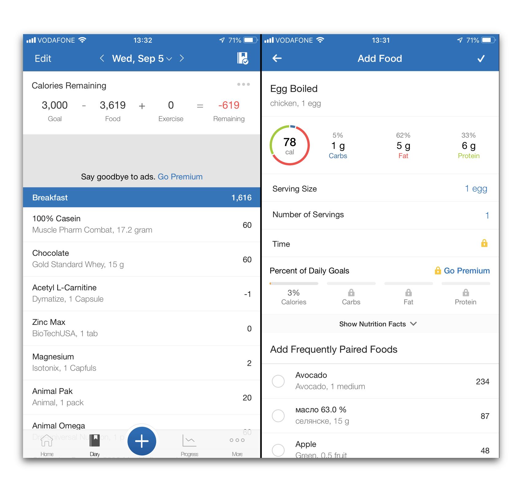 Fitness Application - MyFitnessPall