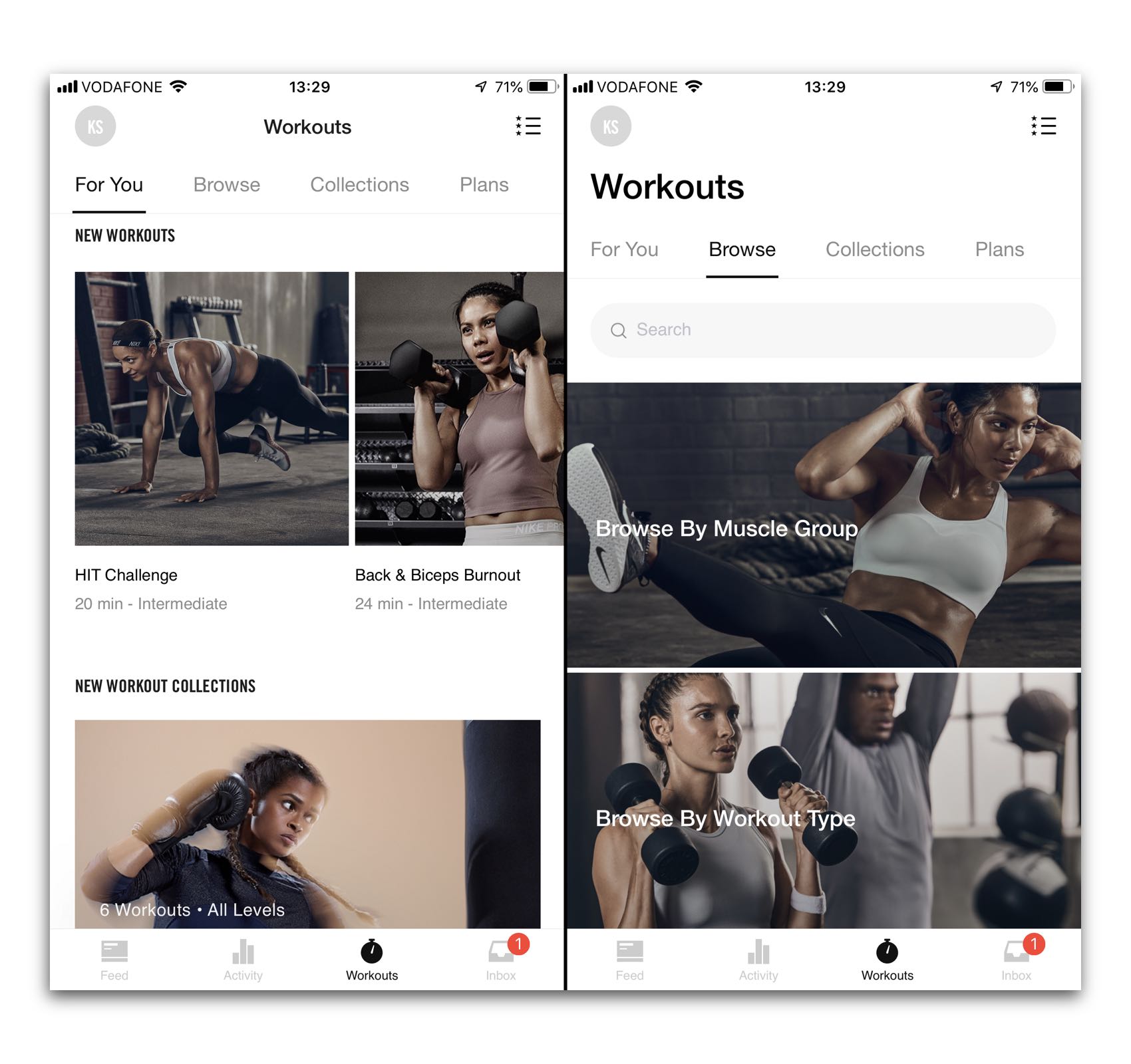 Fitness Application - Strong Workouts Library